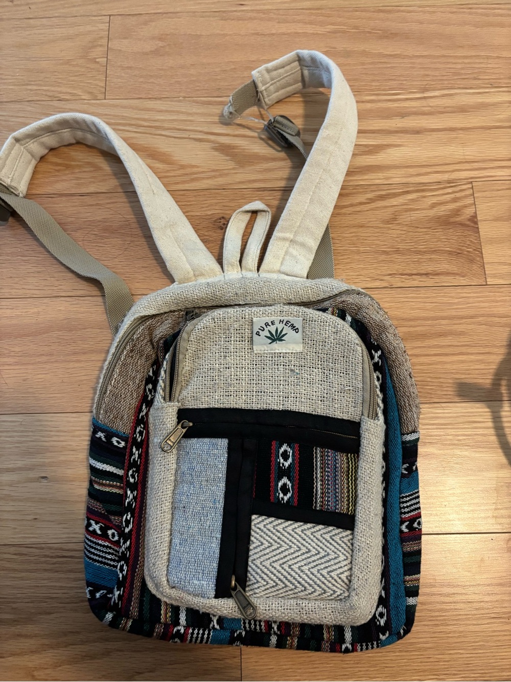 Multicolor Patchwork Men’s Backpack